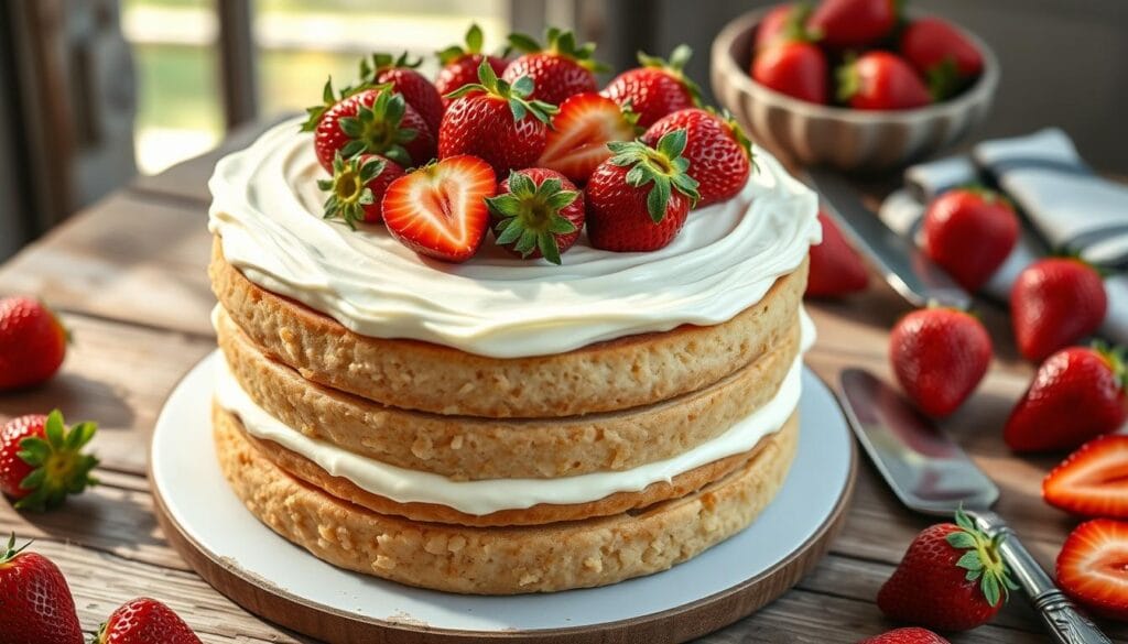 easy strawberry cake recipe