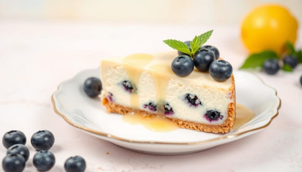 lemon blueberry cheesecake cake